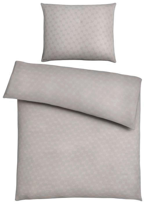 Joop! POSTEĽNÁ BIELIZEŇ, žakár, piesková, 140/200 cm