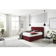 BOXSPRINGBETT 180/200 cm  in Rot  - Rot, KONVENTIONELL, Textil (180/200cm) - Ambiente