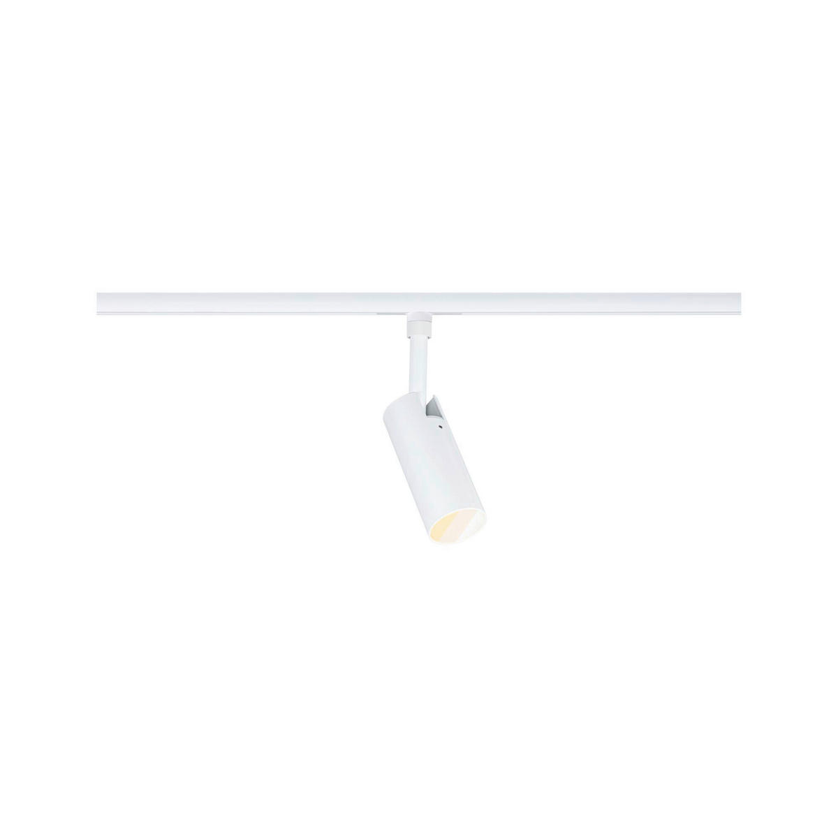 SCHIENENSYSTEM-STRAHLER URail 4,3/19 cm  - Weiß, Basics, Metall (4,3/19cm) - Paulmann