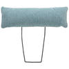NACKSTÖD i flatväv  - turkos, Design, textil (61/20/11cm) - MID.YOU