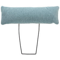 NACKSTÖD i flatväv  - turkos, Design, textil (61/20/11cm) - MID.YOU