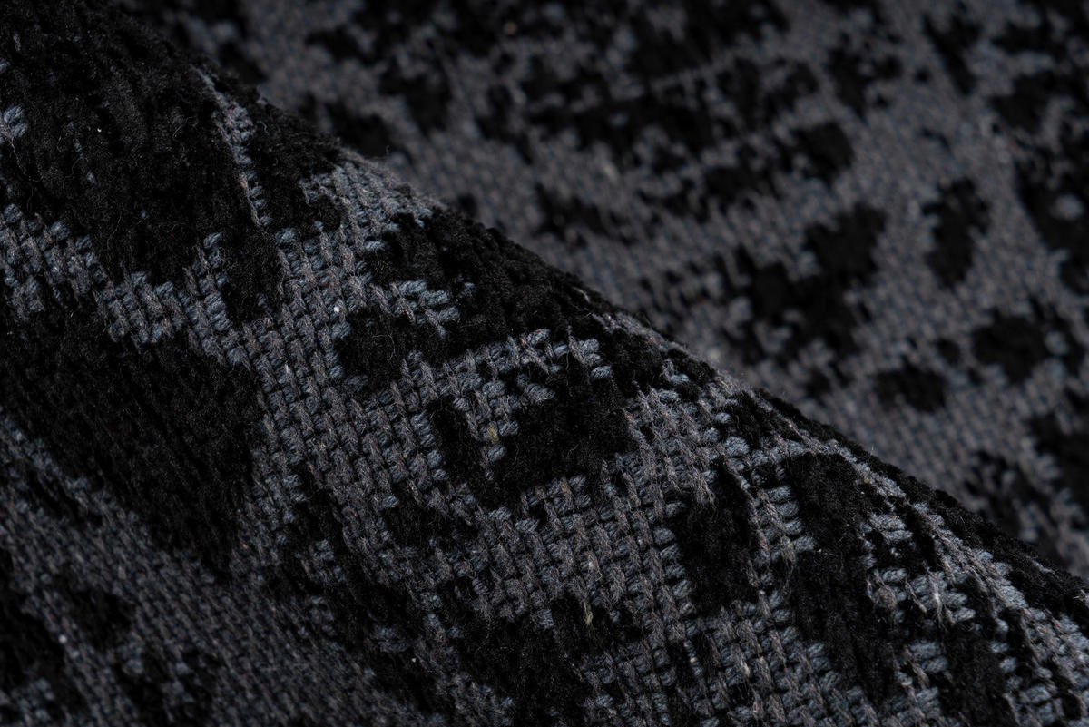 KOBEREC TKANÝ NA PLOCHO, 160/230 cm, šedá - šedá, Konvenční, textil (160/230cm)