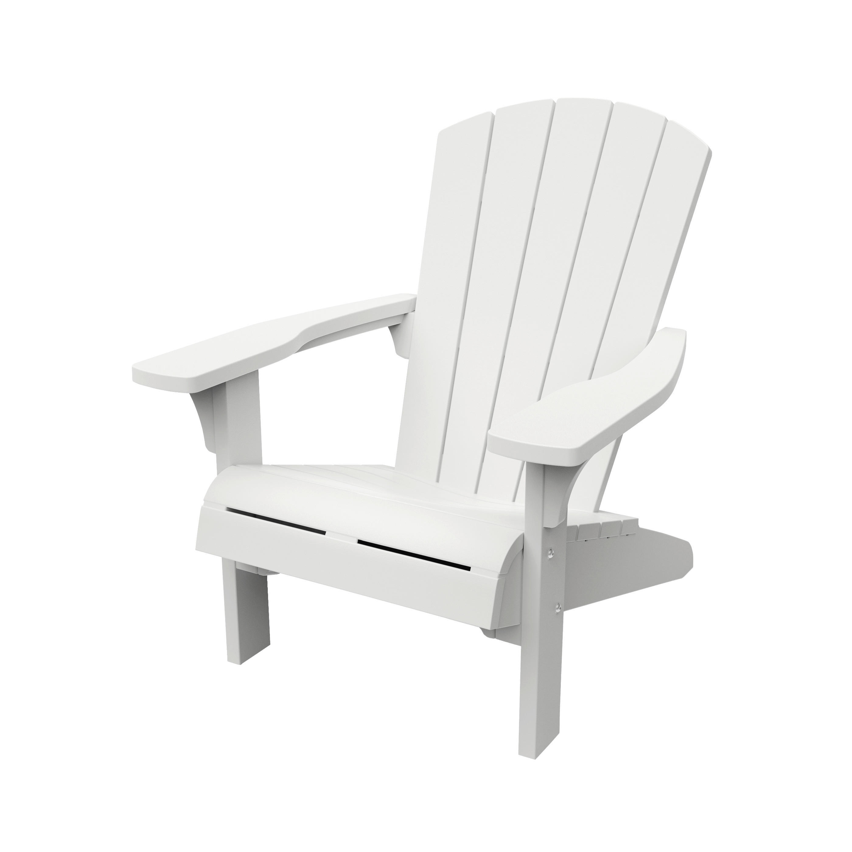 GARTENSESSEL Kunststoff Weiß  - Weiß, Basics, Kunststoff (81/93/96,5cm) - Keter