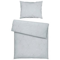 BETTWÄSCHE KIAN Satin 140/200 cm  - Jadegrün, Design, Textil (140/200cm) - Estella