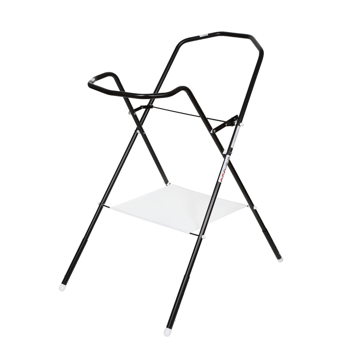 BADEWANNENSTÄNDER ECO  - Schwarz, Basics, Kunststoff/Metall (86/58/100cm) - My Baby Lou