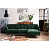 ECKSOFA Eckteil  JAPAN-2S.REC Grün  - Grün, MODERN, Holz/Textil (269/155cm) - MID.YOU