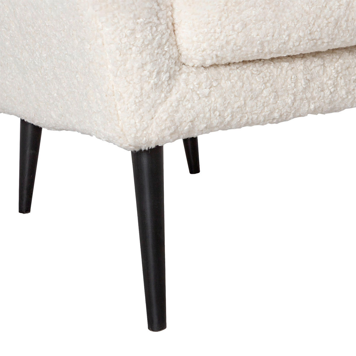 FÅTÖLJ i trä, textil svart, vit  - vit/svart, Design, trä/textil (79/100/86cm) - Best Price