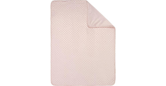 SCHMUSEDECKE Pom Pom  75/100 cm  - Pink, Basics, Textil (75/100cm) - My Baby Lou