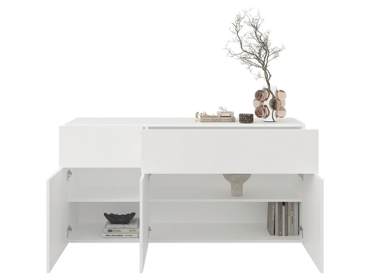SIDEBOARD  in 150/75/42 cm  - Weiß, Design, Holzwerkstoff (150/75/42cm) - Hom`in