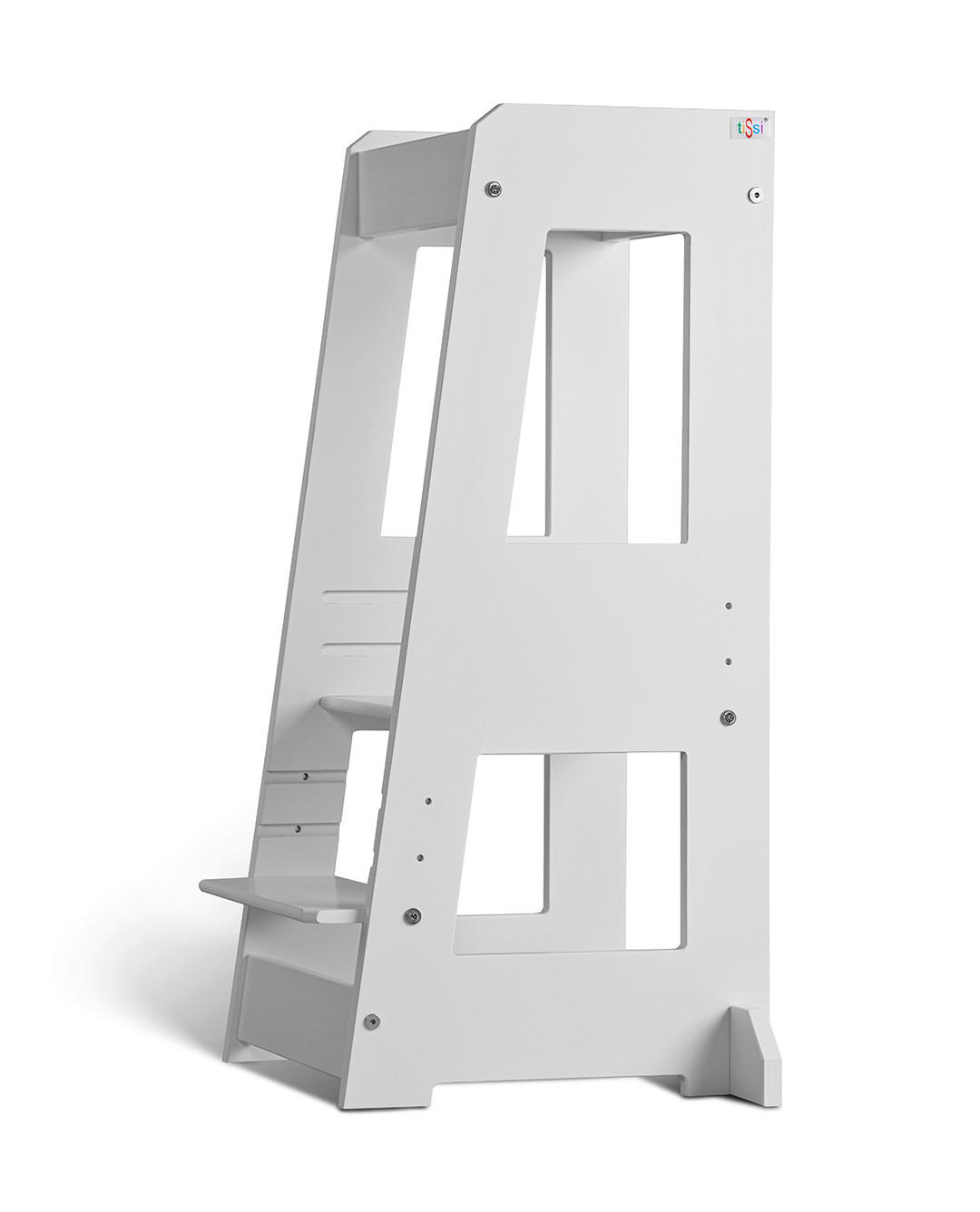 LERNTURM Felix  - Weiß, Basics, Holz (40/91/45cm) - tiSsi