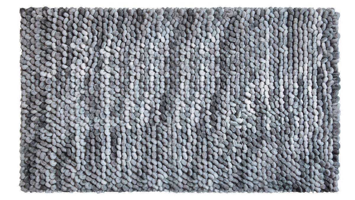 BADEMATTE Grau 70/120 cm  - Grau, KONVENTIONELL, Kunststoff/Textil (70/120cm) - Grund