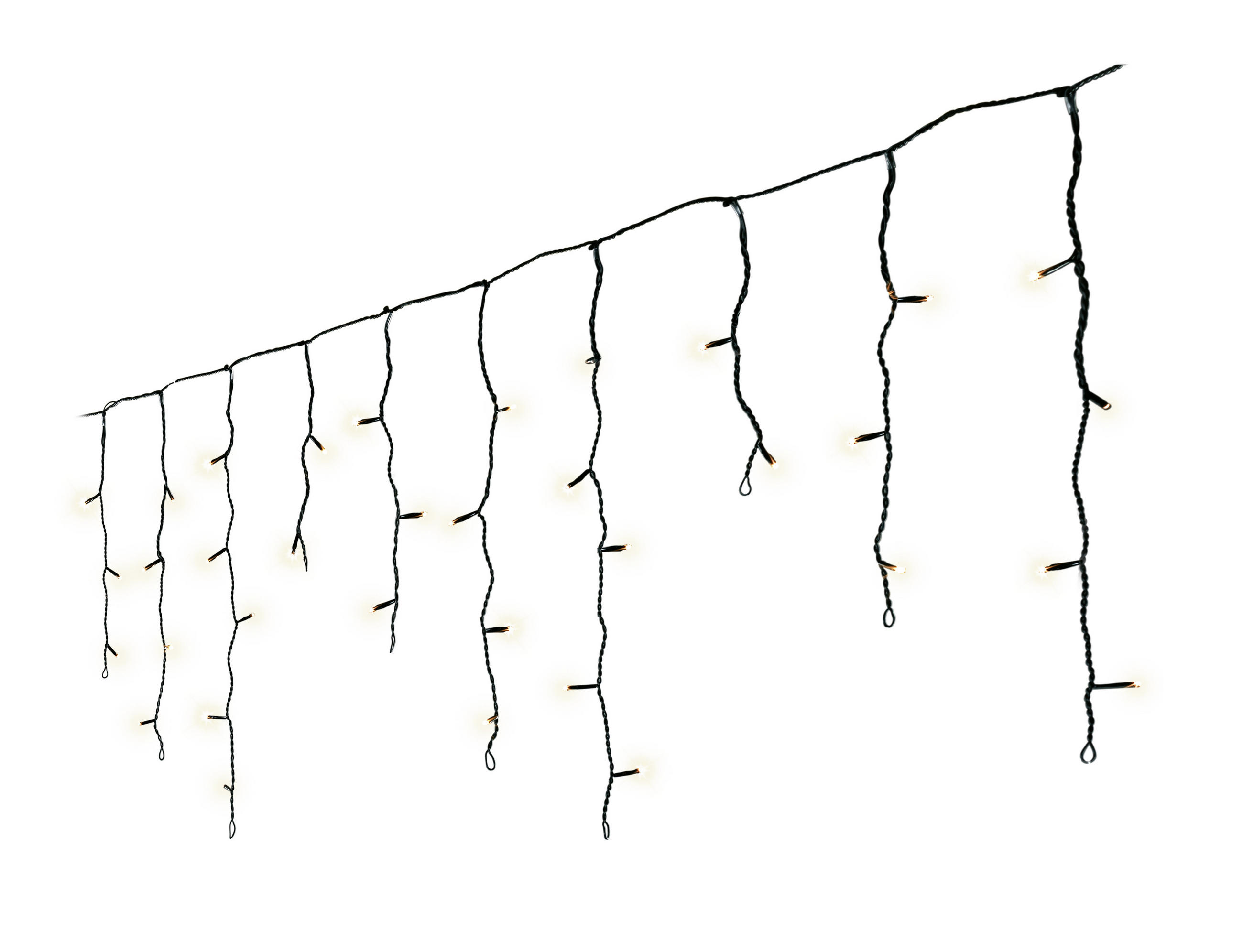LICHTERKETTE 750 cm  - Schwarz, Basics, Kunststoff (750cm)
