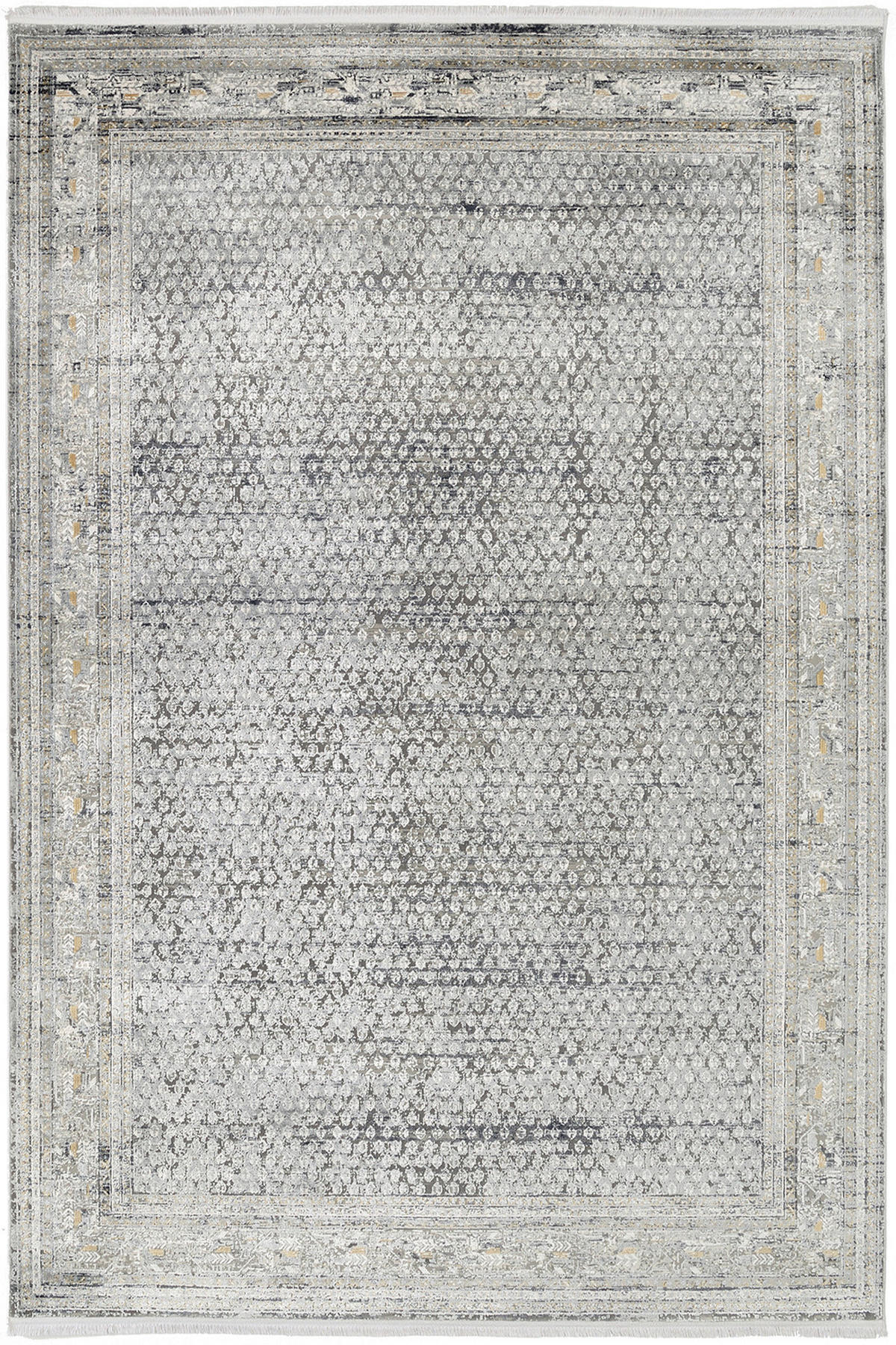 WEBTEPPICH 140/200 cm Monza Grau  - Grau, LIFESTYLE, Textil (140/200cm) - Dieter Knoll