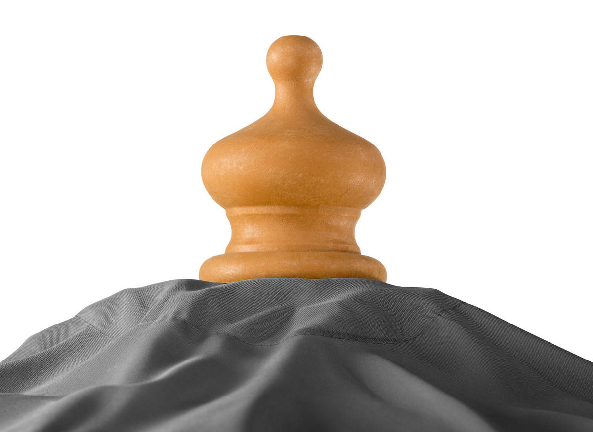 SLUNEČNÍK 300/257/300 cm - antracitová/barvy buku, Basics, kov/textil (300/257/300cm)