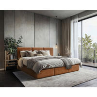 FAMILIENBETT - Terracotta/Schwarz, MODERN, Holz/Kunststoff (270/200cm) - MID.YOU