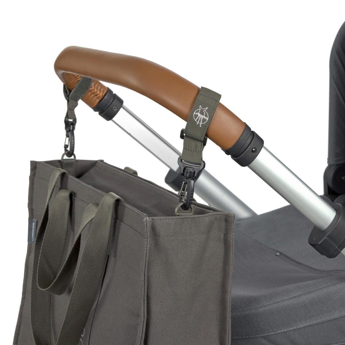 WICKELTASCHE  - Anthrazit, Basics, Textil (43/13/32cm) - Lässig