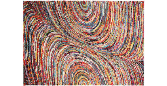 LÄUFER 80/250 cm Color Face Multicolor, Orange, Rot  - Rot/Multicolor, KONVENTIONELL, Textil (80/250cm) - Novel