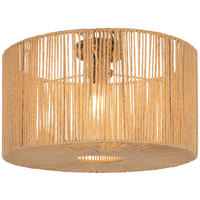 HÄNGELEUCHTE 40/24.5 cm   - Naturfarben, Design, Textil/Metall (40/24.5cm) - Collet's Monde