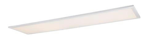 STROPNA LED-SVETILKA  Rosi 40 W//3000 K/230 V/ - bela/opal, Basics, kovina/umetna masa (120/30/5,5cm) - Globo