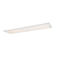 STROPNA LED-SVETILKA  Rosi 40 W//3000 K/230 V/ - bela/opal, Basics, kovina/umetna masa (120/30/5,5cm) - Globo