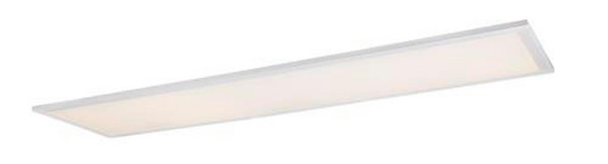 STROPNA LED-SVETILKA  Rosi 40 W//3000 K/230 V/ - bela/opal, Basics, kovina/umetna masa (120/30/5,5cm) - Globo