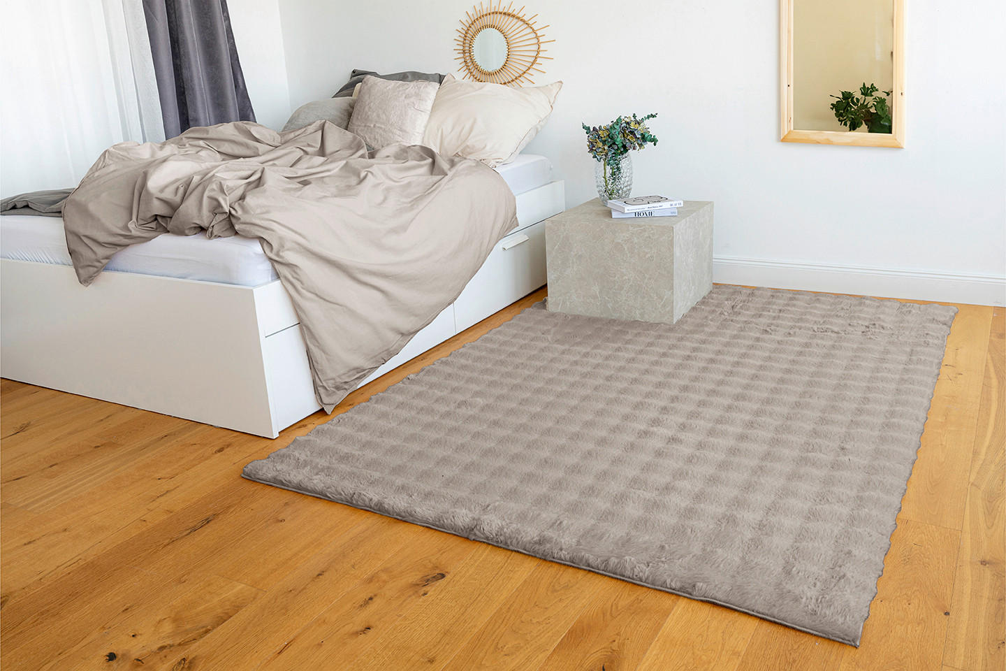 HOCHFLORTEPPICH 120/160 cm Hailey Beige  - Beige, Basics, Textil (120/160cm) - Novel