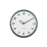 WANDUHR 30 cm   - Grün, Basics, Kunststoff (30cm) - Karlsson