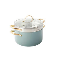 DAMPFENTSAFTER Padova Reserve  - Goldfarben/Alufarben, Basics, Metall (24cm)
