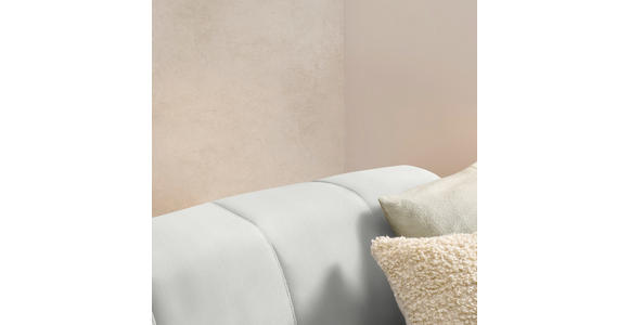 ECKSOFA in Chenille Weiß 167/311 cm - Schwarz/Weiß, Design, Textil/Metall (167/311cm) - Xora