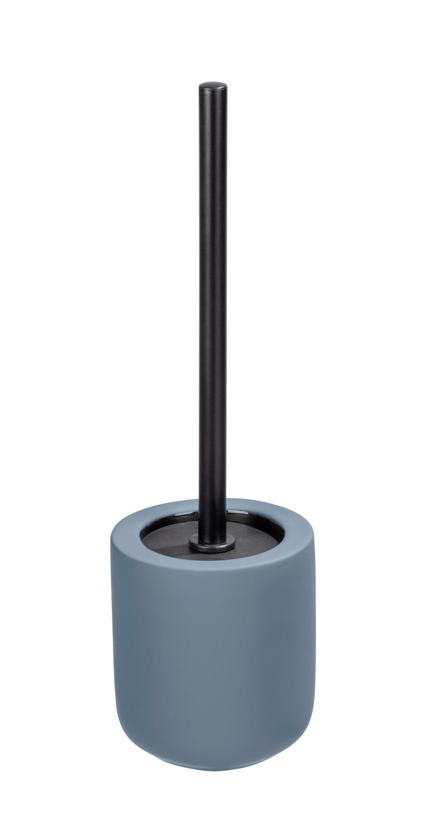 WC-BÜRSTENGARNITUR in Metall  Kunststoff   - Blau/Schwarz, Basics, Keramik/Kunststoff (11,5/40/11,5cm) - Wenko