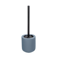 WC-BÜRSTENGARNITUR in Metall  Kunststoff   - Blau/Schwarz, Basics, Keramik/Kunststoff (11,5/40/11,5cm) - Wenko
