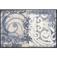 FUßMATTE 50/75 cm Arabesque  - Beige/Hellgrau, Design, Kunststoff/Textil (50/75cm) - wash+dry