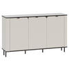 SIDEBOARD  in 136,8/82/35,2 cm  - Kaschmir/Schwarz, MODERN, Holzwerkstoff/Kunststoff (136,8/82/35,2cm) - Carryhome