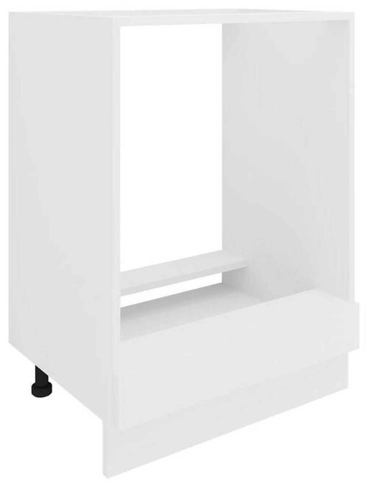 HERDUMBAUSCHRANK 60/82/46 cm  in Weiß  - Weiß, KONVENTIONELL, Holzwerkstoff (60/82/46cm) - MID.YOU