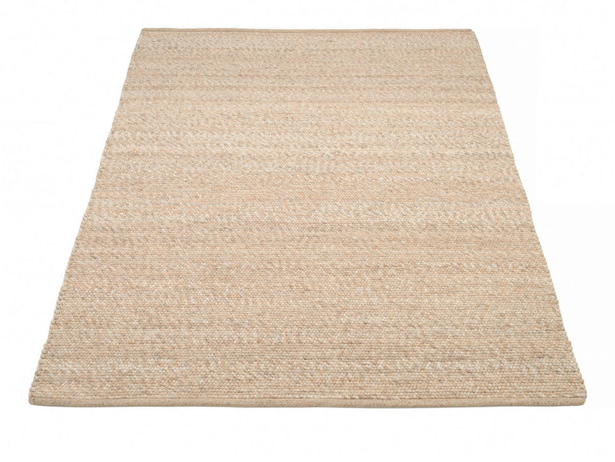 HANDWEBTEPPICH 250/300 cm Helsinki Cappuccino  - Cappuccino, Basics, Textil (250/300cm) - Linea Natura