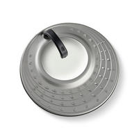 OCHRANNÉ SÍTO PROTI PRSKÁNÍ - šedá, Basics, kov/plast (31/15cm) - Homeware Profession.