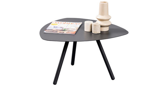 BEISTELLTISCH 60/60/35 cm Anthrazit  - Anthrazit, Design, Metall (60/60/35cm) - Xora