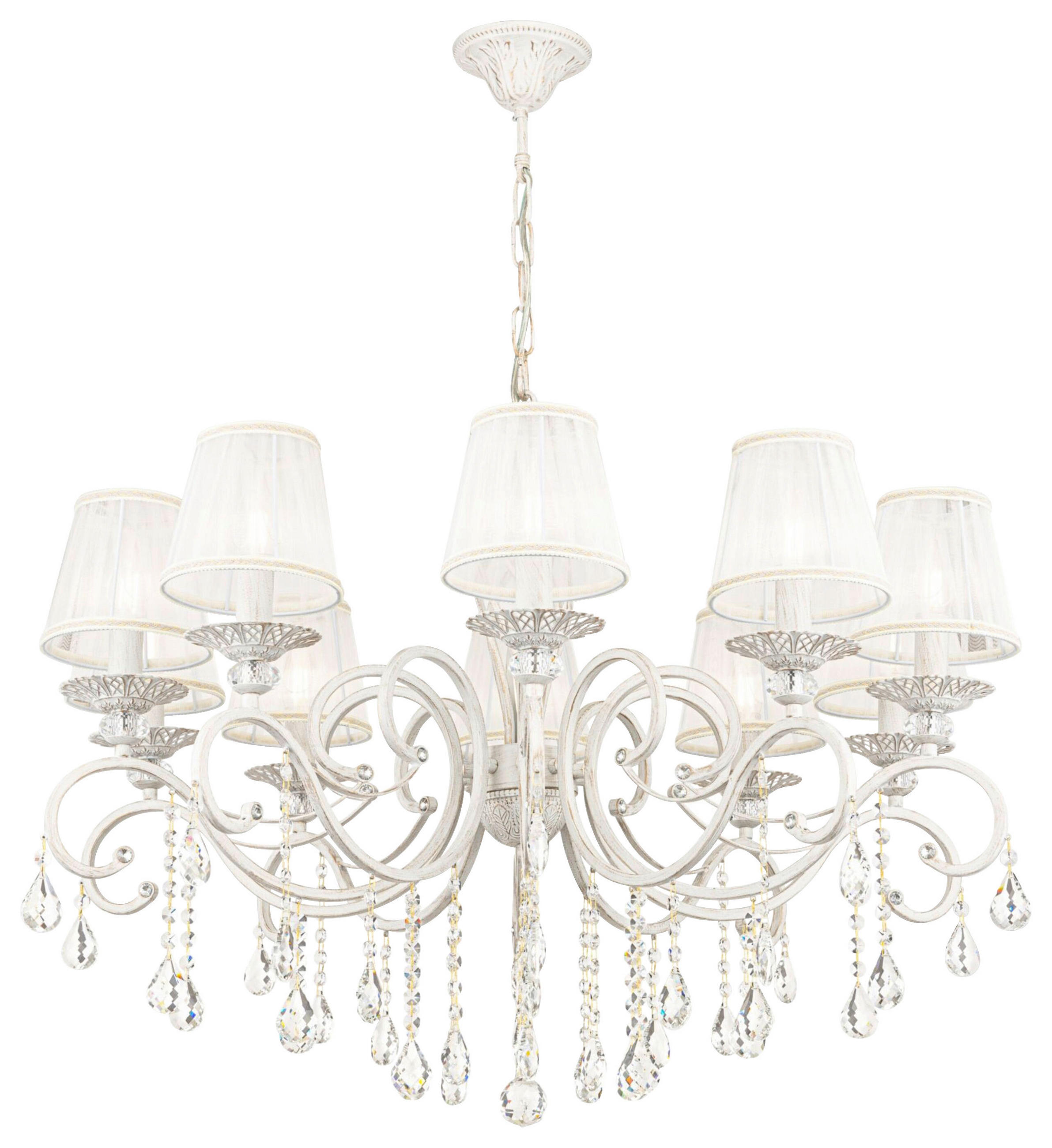 LESTENEC        85/64 cm     40 W  - bela, Basics, kovina/steklo (85/64cm) - MAYTONI