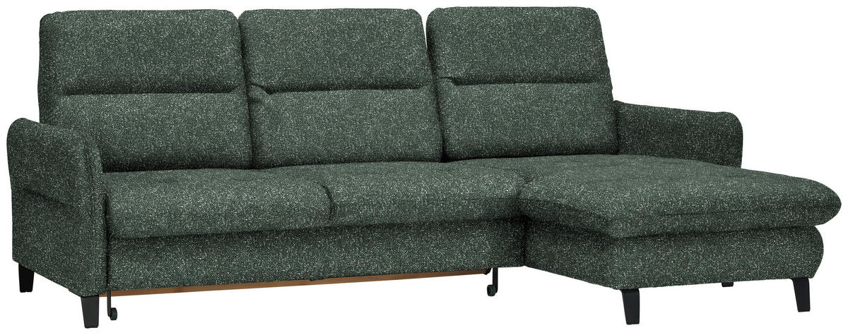 Freisteller von Livetastic ECKSOFA Grün Plüsch.