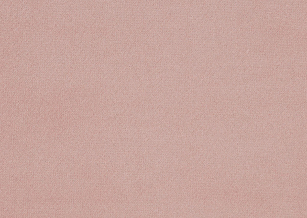 ECKSOFA in Velours Rosa  - Schwarz/Rosa, Design, Textil/Metall (306/179cm) - Beldomo System