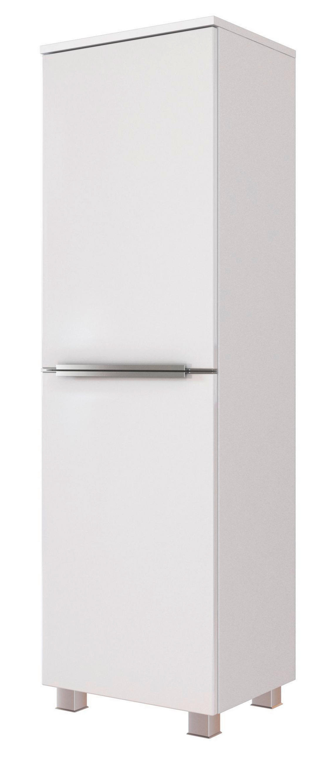 MIDISCHRANK 40/130/35 cm  - Edelstahlfarben/Silberfarben, KONVENTIONELL, Holzwerkstoff/Kunststoff (40/130/35cm) - Xora