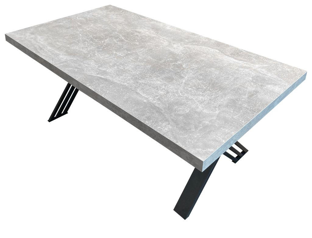 PLOČA STOLA  drvni materijal  - siva, Moderno, drvni materijal (110/60/3,6cm)