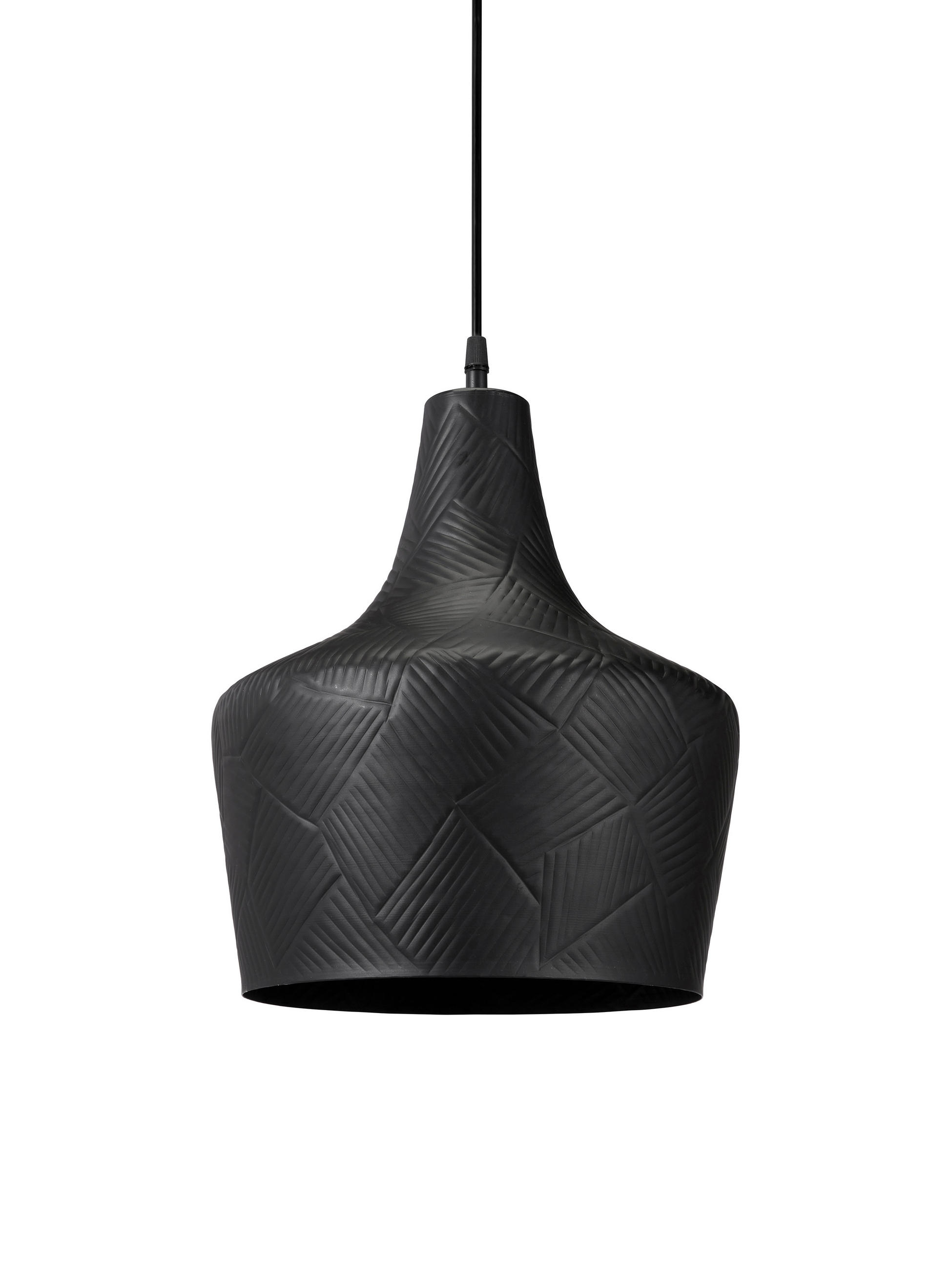 ZÁVĚSNÉ SVÍTIDLO,  25/35/25 cm - černá, Basics, kov (25/35/25cm)
