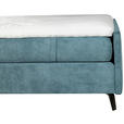 BOXSPRINGBETT 160/200 cm in Petrol - Petrol/Schwarz, Design, Textil/Metall (160/200cm) - Esposa