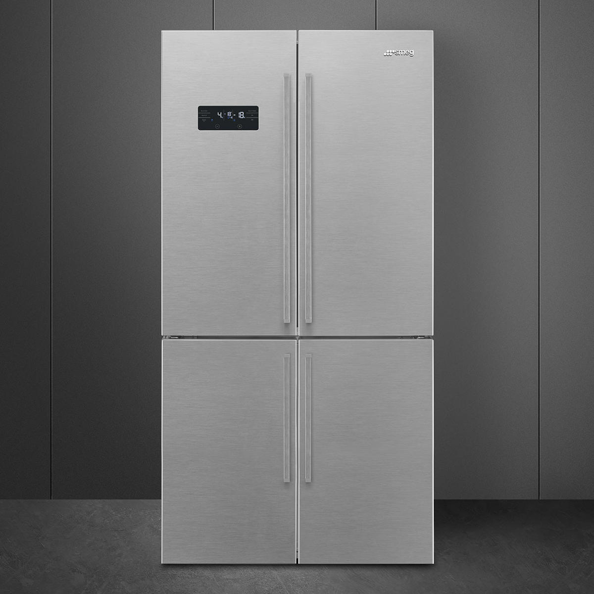 FRENCH-DOOR FQ60XDAIE  - Edelstahlfarben, Basics, Glas/Metall (90,8/182/70,5cm) - SMEG