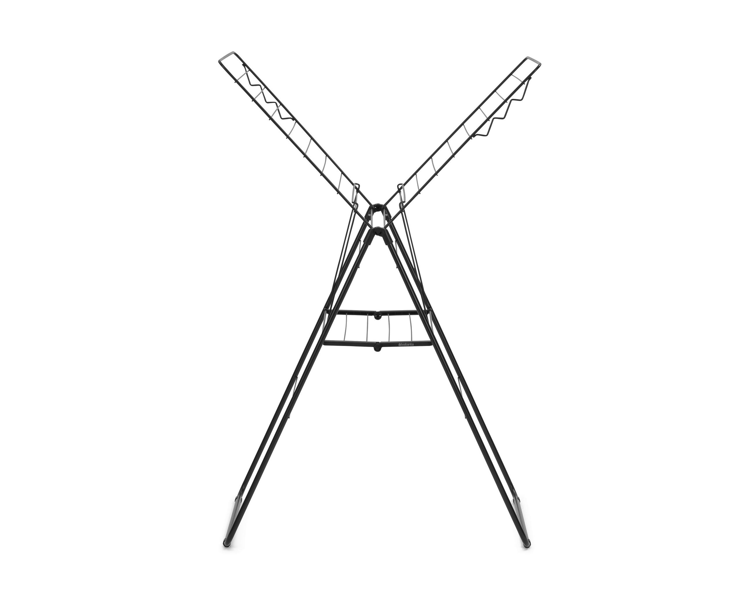 RUHASZÁRÍTÓ ÁLLVÁNY - fekete, Basics, fém (4.7kg) - Brabantia