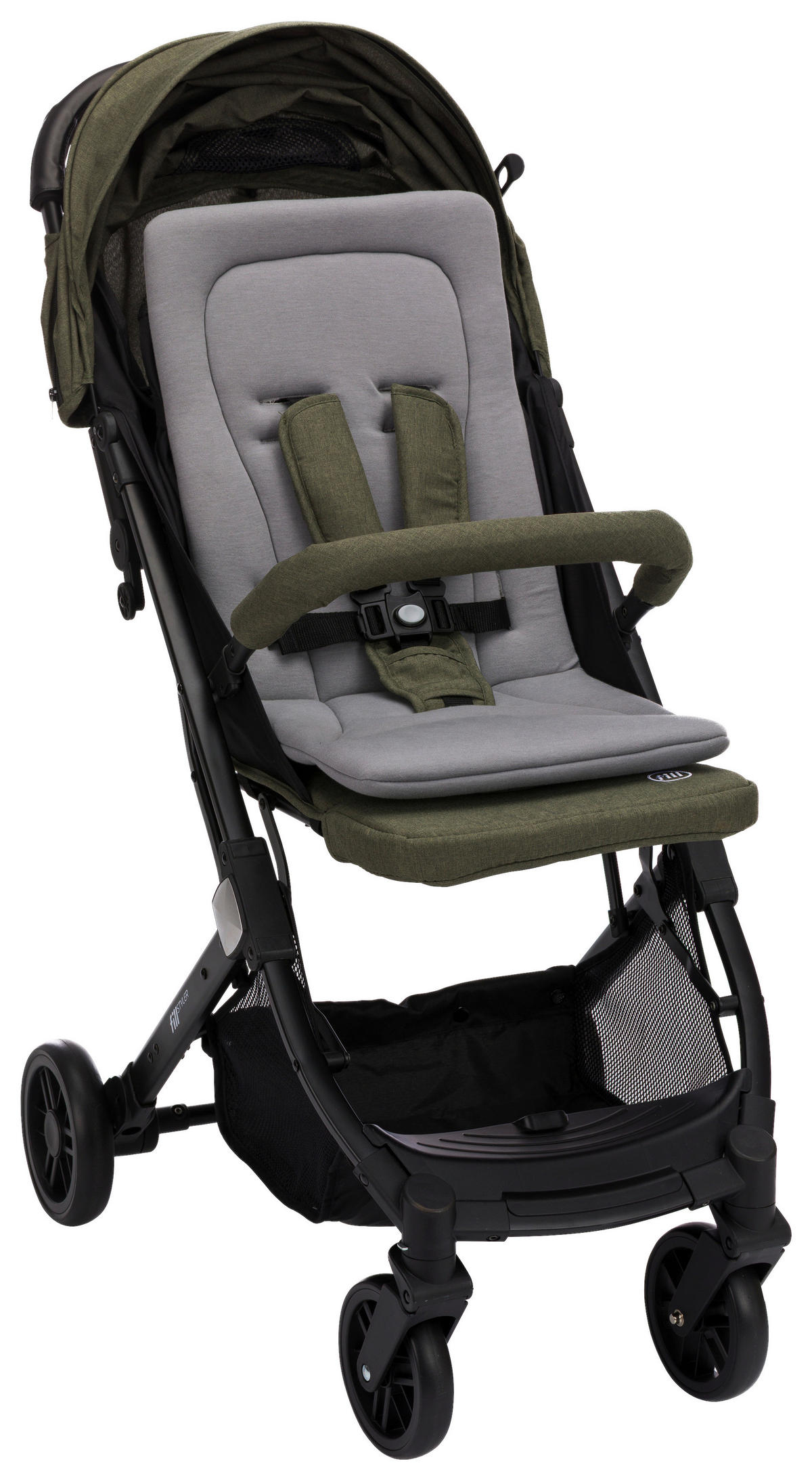 KINDERWAGENEINLAGE - Grau, Basics, Kunststoff/Textil (30/73cm) - Jimmylee