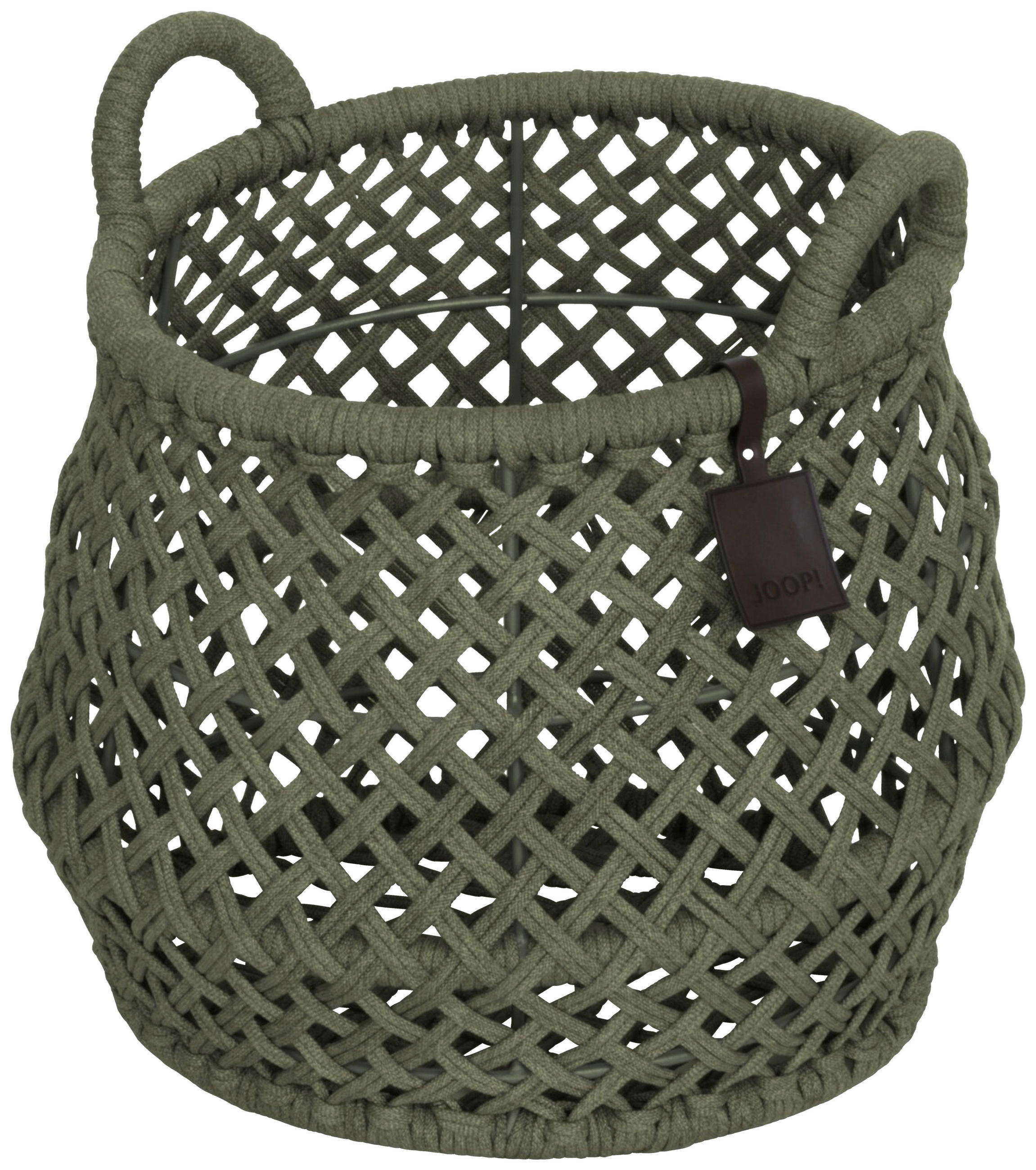 DEKOKORB  - Olivgrün/Grün, Basics, Textil/Metall (38-44/42/38-44cm) - Joop!