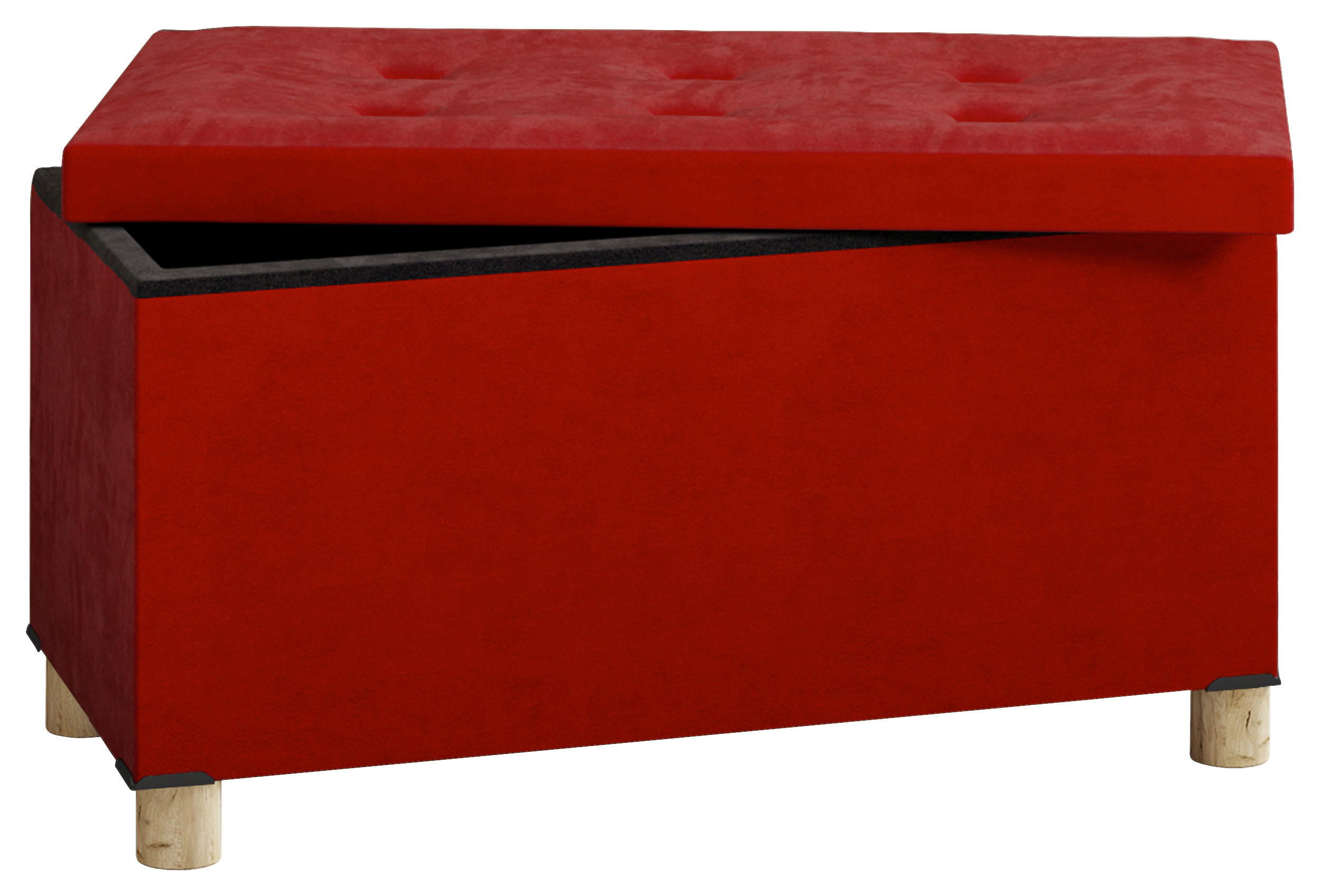 Mid.you Truhenbank Rot 76x40x38 cm