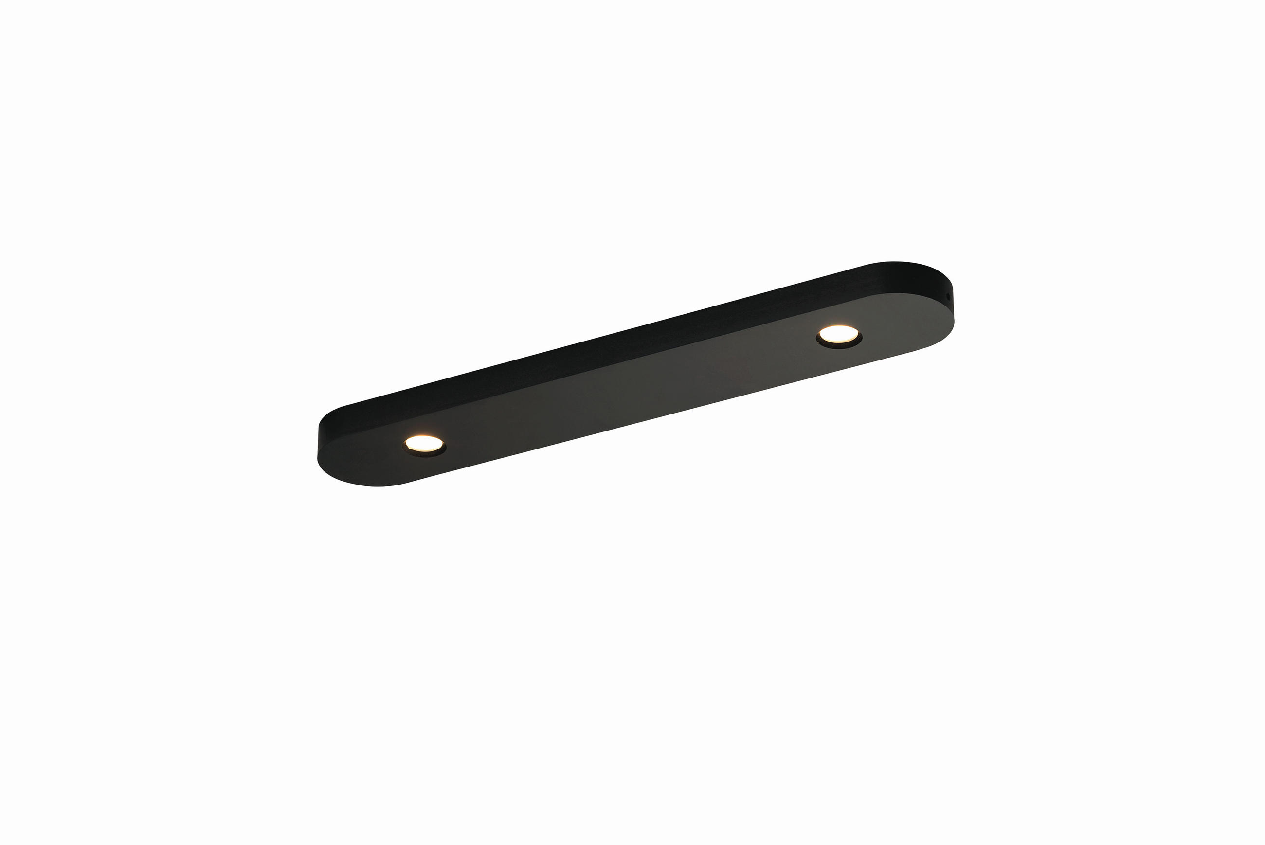 LED-DECKENLEUCHTE Close 30/5/1,5 cm  - Schwarz, Design, Metall (30/5/1,5cm) - BOPP